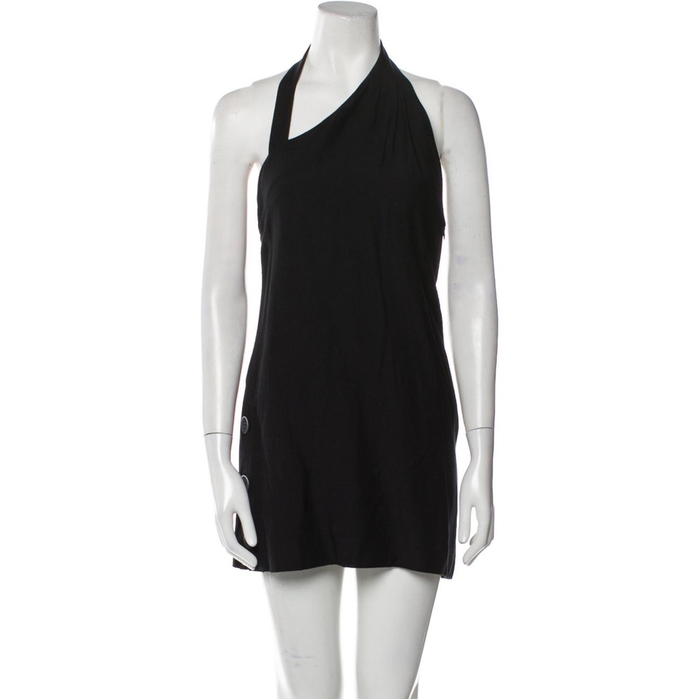 Alexis Asymmetric Halterneck Mini Dress